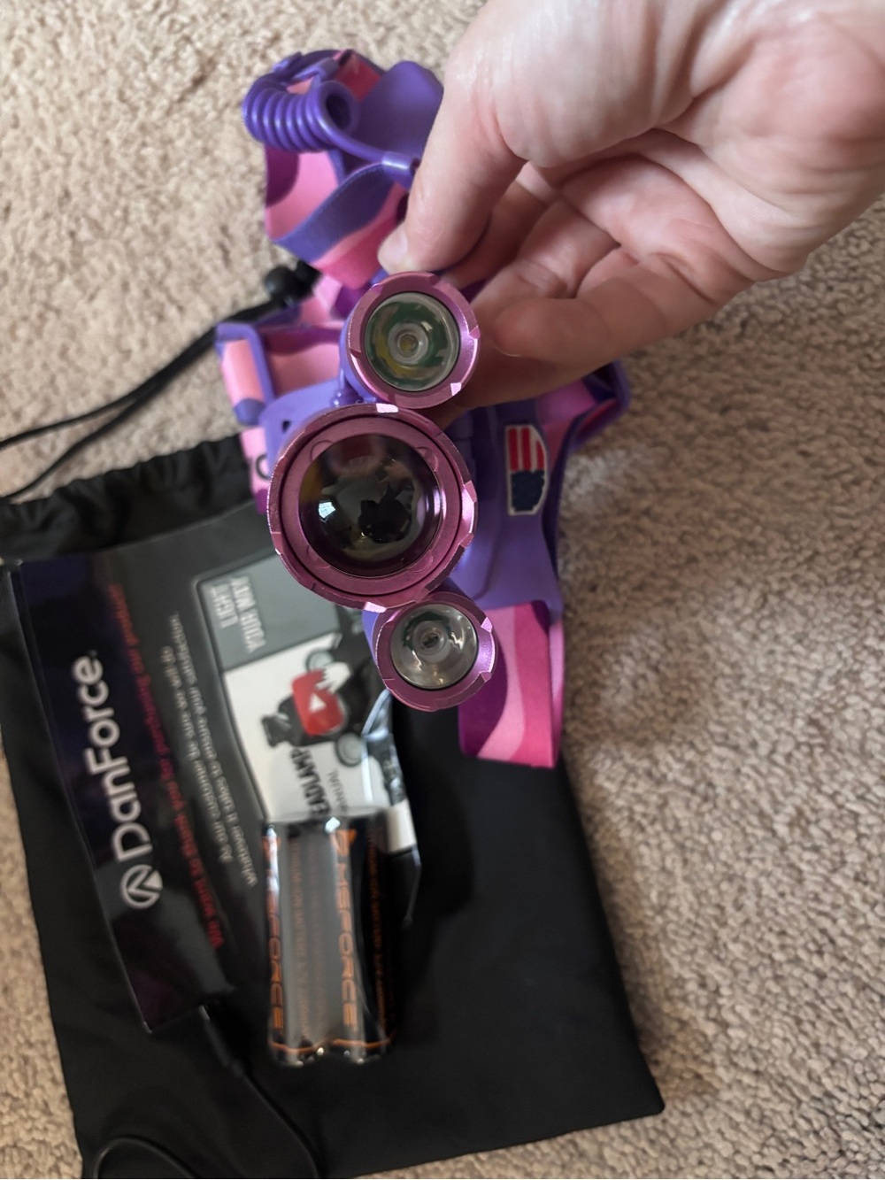 Danforce headlamp/flashlight